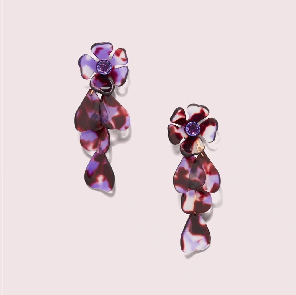 Kate Spade Petal Pushers Linear earrings